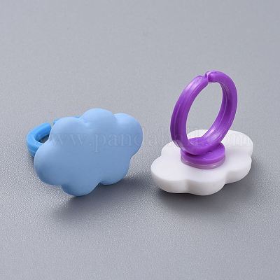 Акриловые кольца для манжет RJEW-JR00271-M-1