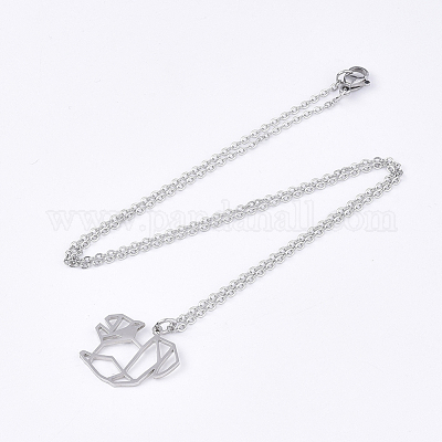 Не тускнеющие подвески из нержавеющей стали 201 NJEW-T009-JN026-1-45-1