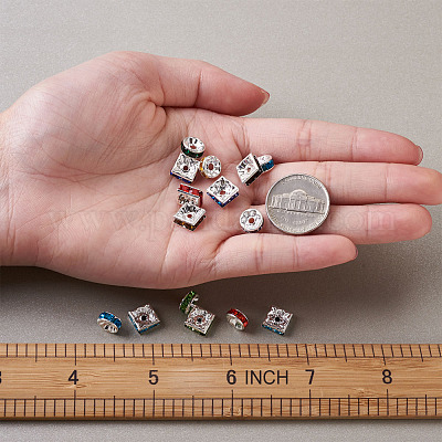 Латунные бусины разделители для поставки стразов RB-TA0001-06-1