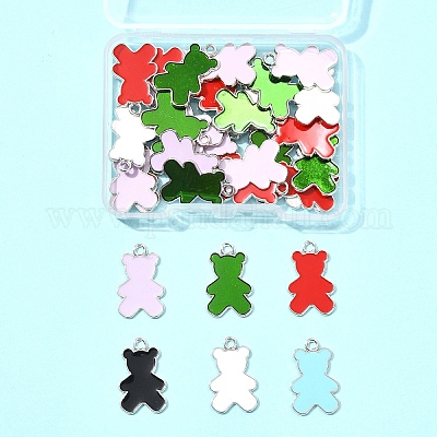 36 шт. Подвески из сплава с эмалью ENAM-FS0002-88P-1