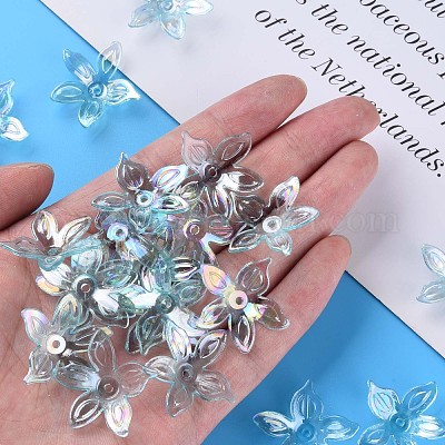 Прозрачные акриловые бусины MACR-S373-102-C05-1