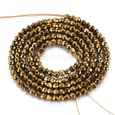 Гальванические стеклянные бусины&nbsp;EGLA-S174-23D-04-1