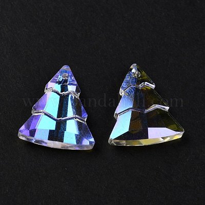 Стеклянные стразы подвески&nbsp;RGLA-O002-A01-001SI-1