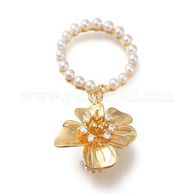 Латунь с подвесками из фианита KK-H480-46G-1