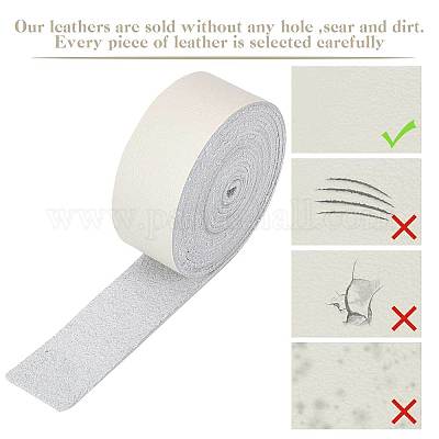 Плоский шнур из микрофибры из искусственной кожи&nbsp;LC-WH0006-07B-06-1