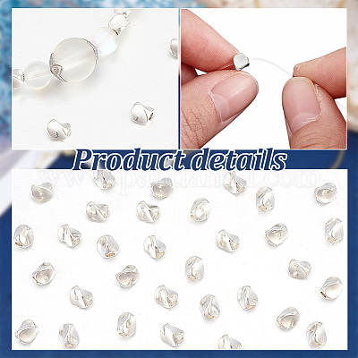 50 шт. Латунные дистанционные бусины KK-PH0006-36S-1