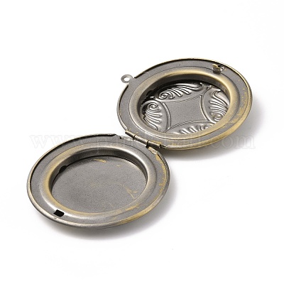 Стойки обшивки латунь медальона подвески KK-F839-001BAB-1