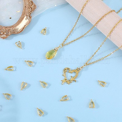 120 шт. латунные скобы для колки льда класса АА для изготовления подвесок KK-SC0005-20G-1