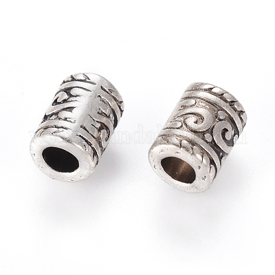 Сплавочные овальные бусины тибетского стиля  LF0834Y-1