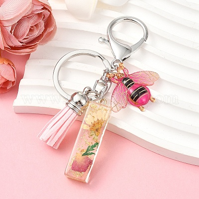 Брелок с кисточкой из смолы KEYC-YW00125-09-1