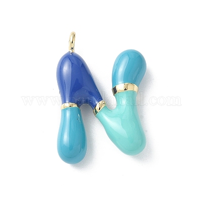 Латунь эмаль подвески KK-E093-03G-N-01-1