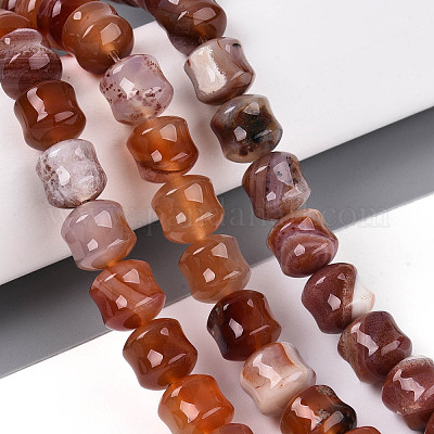 Натуральный красный агат бисер нитей&nbsp;G-N353-06A-05-1