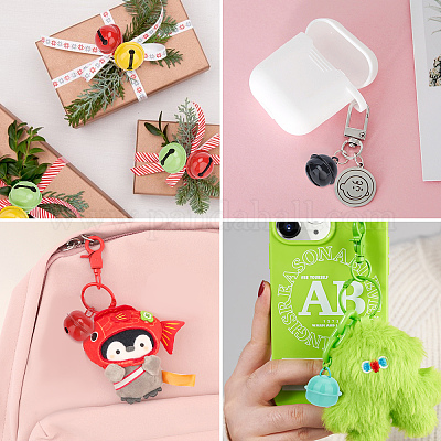 48 шт. 12-х цветные железные подвески-колокольчики&nbsp;IFIN-NB0001-43-1