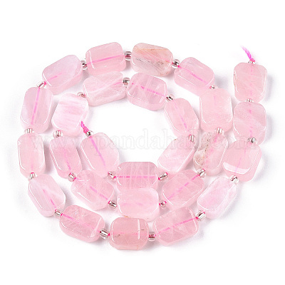 Натуральный мадагаскар розовый кварц бисер пряди G-T138-12-1