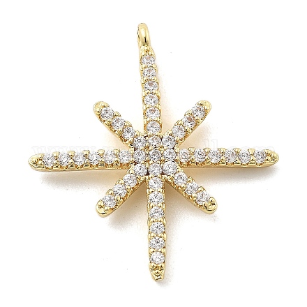 Латунные микро проложить кубического циркония подвески KK-L228-19G-1