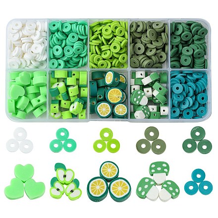 Бусины из полимерной глины  CLAY-FS0001-37D-1