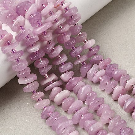 Природные кунцит бисер нитей&nbsp;G-L649-C04-01-1