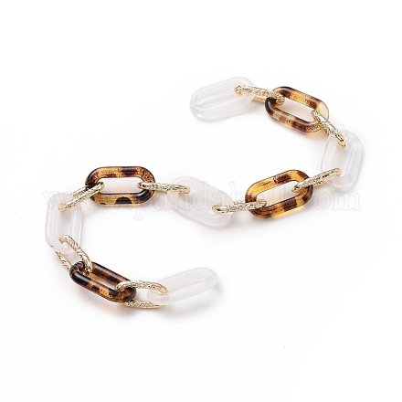 Акриловые кабельные цепи ручной работы AJEW-JB00701-05-1