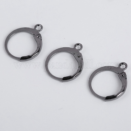 1000 шт. железные рычажные серьги IFIN-WH0065-30B-1