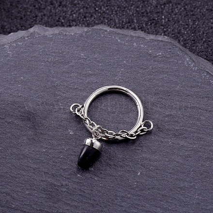 Кольца для носа из нержавеющей стали 316l с микропаве из кубического циркония WG352E4-05-1