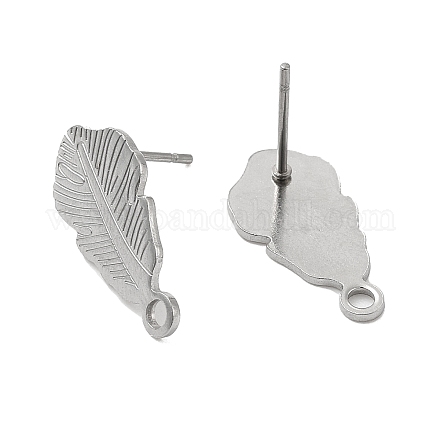 Серьги-гвоздики из нержавеющей стали 201 STAS-B035-04P-1