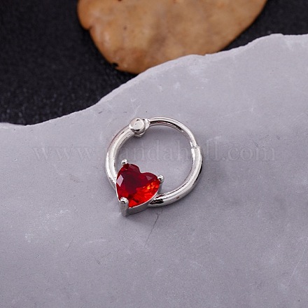 Кольца для носа из нержавеющей стали 316l с микропаве из кубического циркония WG352E4-02-1