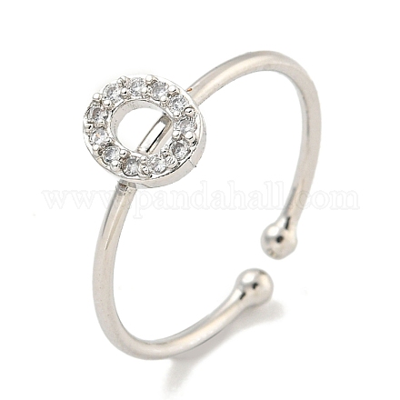 Латунные открытые манжеты для женщин RJEW-F162-02P-O-1