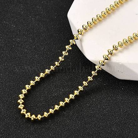 Цепочки-цепочки из латуни толщиной 3 мм NJEW-M108-12G-1