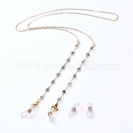 Латунные цепочки для очков AJEW-EH00075-03-1