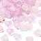 Frosted Transparent Acrylic Beads, Heart, with Gold Foil & Glitter Beads, Plum, 9x10x5.5mm, Hole: 1.6mm, about 2000pcs/500g