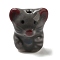 Handmade Porcelain Beads, Animals, Mouse, 17x15.5x12mm, Hole: 1.4~3mm