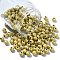Frosted Acrylic Beads, Round, Gold, 6mm, 100pcs