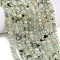Natural Prehnite Beads Strands, Rondelle, Faceted, 7.5~8x5.5~6mm, Hole: 1mm, about 78~80pcs/strand, 15.20~15.47''(38.6~39.3cm)