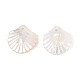 Резные подвески из натуральных белых ракушек SSHEL-N040-01-2