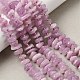 Природные кунцит бисер нитей&nbsp;G-L649-C04-01-1