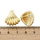 Латунь серьги EJEW-F373-07G-5