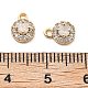 Латунные микро проложить кубического циркония подвески KK-L222-001G-04-3