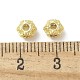 Латунные микро проложить кубического циркония бусы KK-A236-19G-02-2