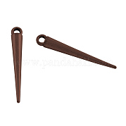 Тибетский стиль сплава шипованные подвески TIBEP-A16461-R-NR