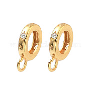 Латунные поручни из прозрачного кубического циркония с микропаве KK-H532-42G