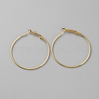 Латунная фурнитура для хооп серег&nbsp;FIND-WH0110-742D-G