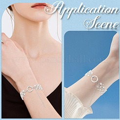 2 шт. 925 кольца-пружинки из стерлингового серебра STER-SC0001-36B