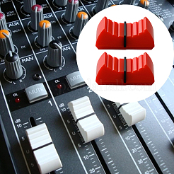 20 шт. пластиковые слайдеры для аудио консоли&nbsp;AJEW-CN0004-53C