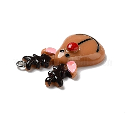 Подвески из непрозрачной смолы RESI-D055-008P