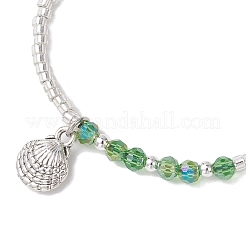 Плетеные браслеты из стеклянных бусин&nbsp;BJEW-MZ00176-02