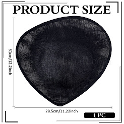 Круглая тканевая основа для шляпы-чародея для магии шляпного дела AJEW-WH0270-738B