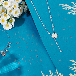 100 шт. 925 открытых соединительных кольца из стерлингового серебра с родиевым покрытием FIND-PH0026-50