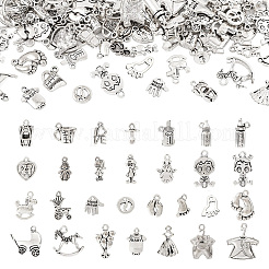 116 шт. подвески из сплава в тибетском стиле в двух стилях&nbsp;TIBE-TA0001-31