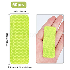 60 шт. светоотражающие наклейки для домашних животных из пластика DIY-SP0004-37