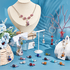 4 комплект подвесок из полимерной глины со стразами в форме угла FIND-PH0009-14A